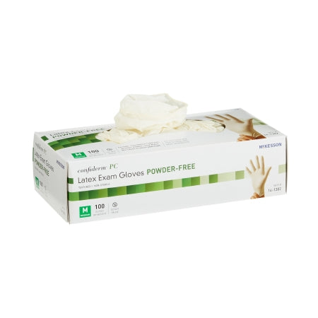 McKesson Powder-Free Latex Gloves LARGE 100 Per Box
